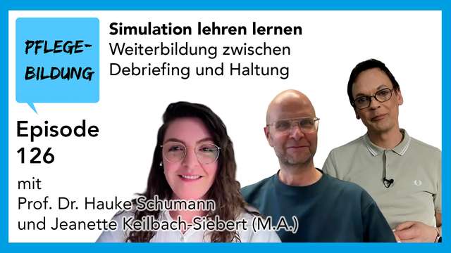 Titelbild mit den Gästen Hauke Schumann und Jeanette Keilbach-Siebert
